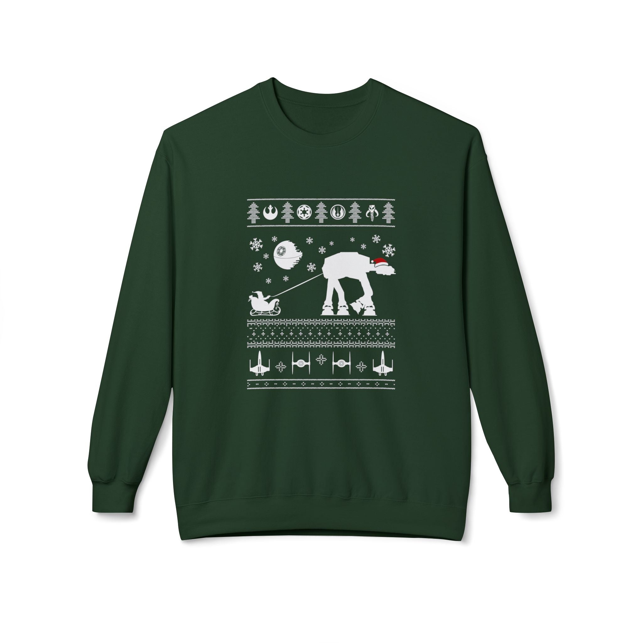 Star Wars Holiday Fleece Crewneck Sweatshirt